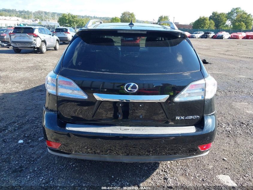 2011 Lexus Rx 450H VIN: JTJBC1BA8B2418595 Lot: 43315721