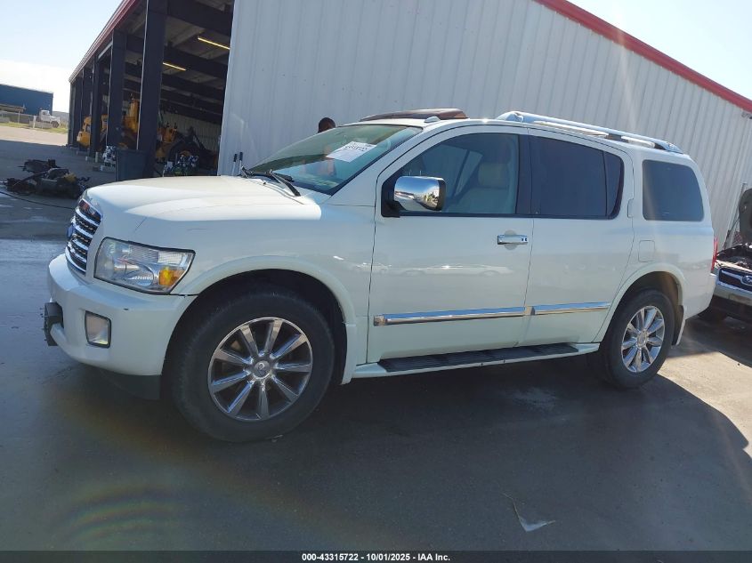 2010 Infiniti Qx56 VIN: 5N3ZA0NE6AN909067 Lot: 43315722