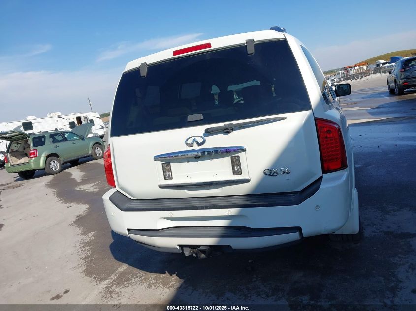 2010 Infiniti Qx56 VIN: 5N3ZA0NE6AN909067 Lot: 43315722