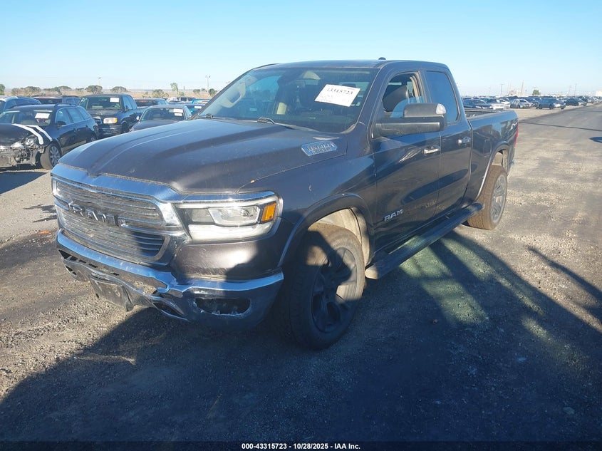 Vin: 1c6srfdt1kn645601, lot: 43810369, ram 1500 laramie  4x4 6'4 box 20192