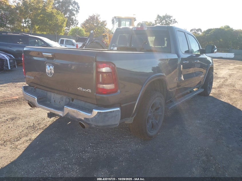 Vin: 1c6srfdt1kn645601, lot: 43810369, ram 1500 laramie  4x4 6'4 box 20194