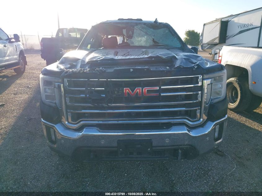 2021 GMC Sierra 2500Hd 4Wd Long Bed Slt/4Wd Standard Bed Slt VIN: 1GT49NEY8MF256103 Lot: 43315769