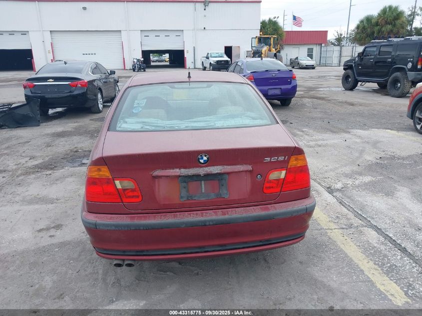 1999 BMW 328I VIN: WBAAM5333XFR03162 Lot: 43315775