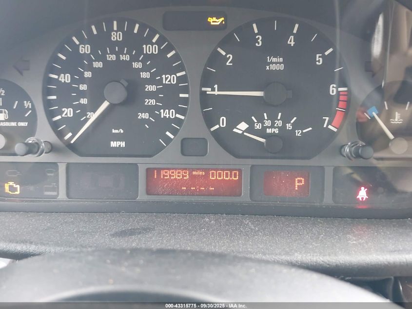 1999 BMW 328I VIN: WBAAM5333XFR03162 Lot: 43315775