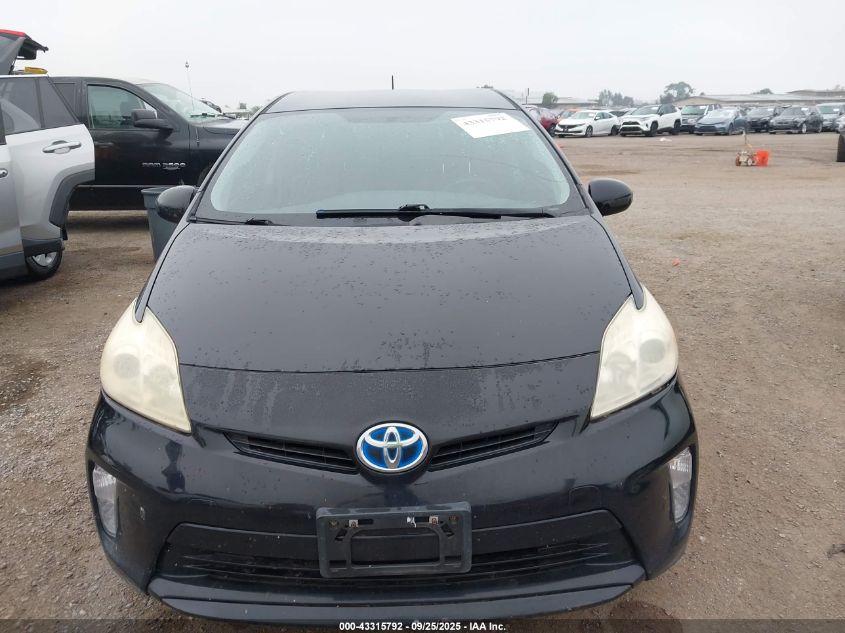 2012 Toyota Prius Two VIN: JTDKN3DU9C5391908 Lot: 43315792