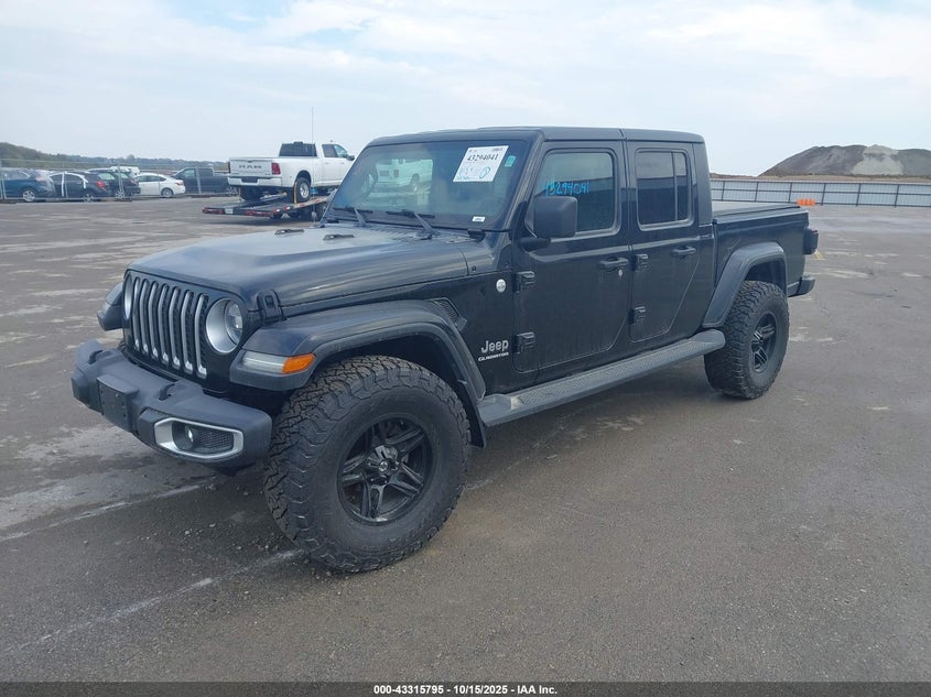 Vin: 1c6hjtfg4ll199375, lot: 43810441, jeep gladiator overland 4x4 20202