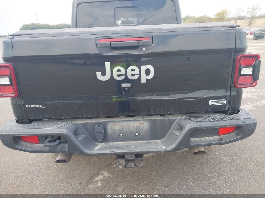 2020 Jeep Gladiator Overland 4X4 VIN: 1C6HJTFG4LL199375 Lot: 43315795