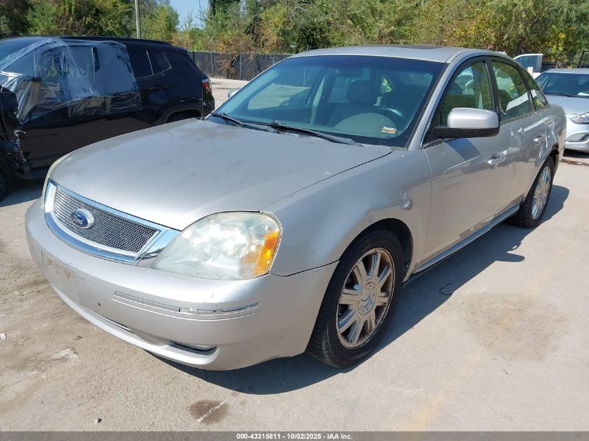 2007 Ford Five Hundred Sel silver sedan gasoline 1FAHP24117G102881 photo #3