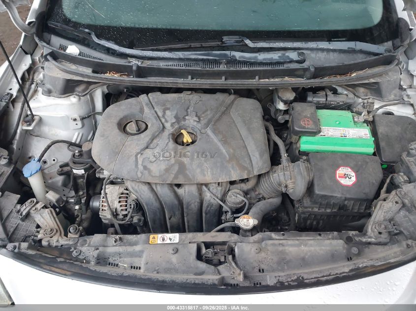 2013 Hyundai Elantra Gt VIN: KMHD35LE6DU091847 Lot: 43315817