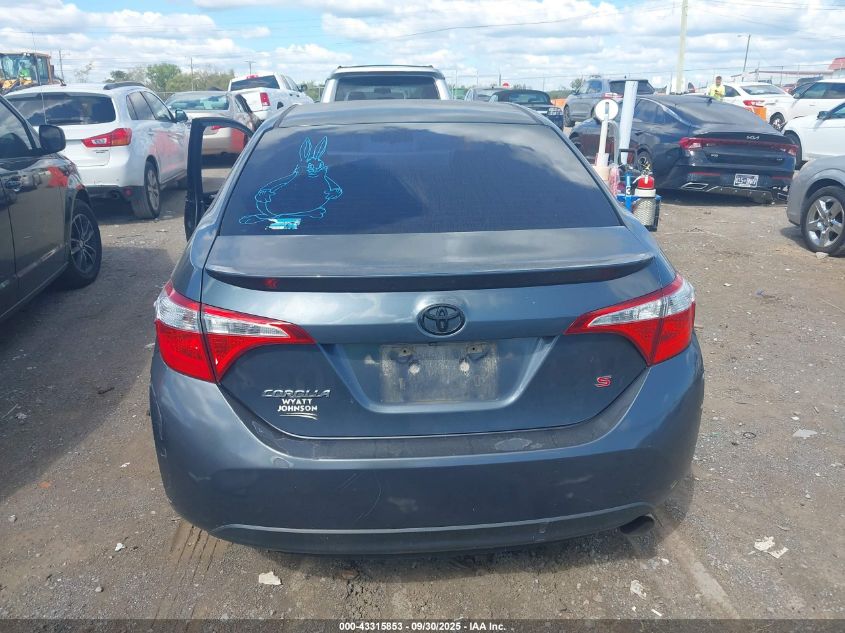 2016 Toyota Corolla S Plus VIN: 5YFBURHE9GP521977 Lot: 43315853