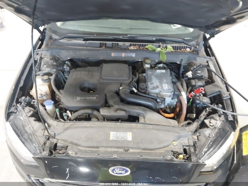 2017 Ford Fusion Hybrid Se VIN: 3FA6P0LUXHR322571 Lot: 43315868
