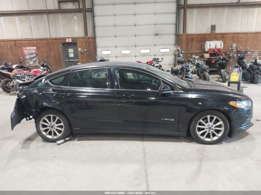 2017 Ford Fusion Hybrid Se VIN: 3FA6P0LUXHR322571 Lot: 43315868