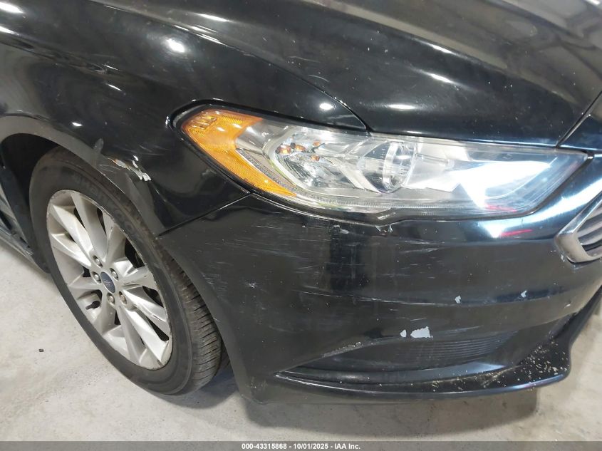 2017 Ford Fusion Hybrid Se VIN: 3FA6P0LUXHR322571 Lot: 43315868