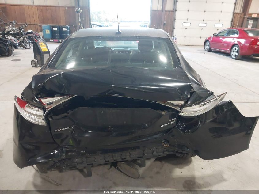 2017 Ford Fusion Hybrid Se VIN: 3FA6P0LUXHR322571 Lot: 43315868