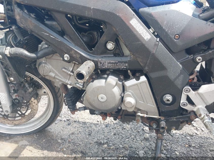 2008 Suzuki Sv650 VIN: JS1VP53A782100481 Lot: 43315882