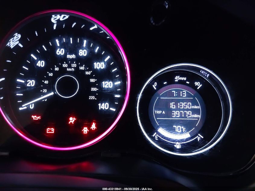 2019 Honda Hr-V Lx VIN: 3CZRU5H31KG714932 Lot: 43315941