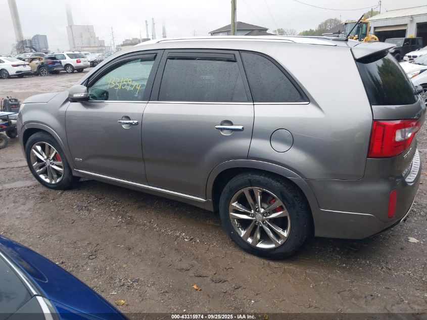 2015 Kia Sorento Limited V6 VIN: 5XYKWDA78FG642575 Lot: 43315974