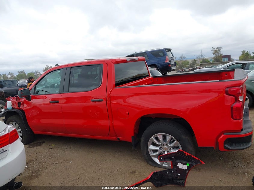 2025 CHEVROLET SILVERADO 1500 2WD  SHORT BED CUSTOM - 1GCPABEK0SZ242853