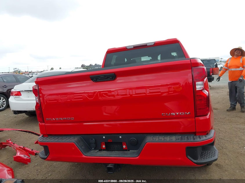 2025 CHEVROLET SILVERADO 1500 2WD  SHORT BED CUSTOM - 1GCPABEK0SZ242853