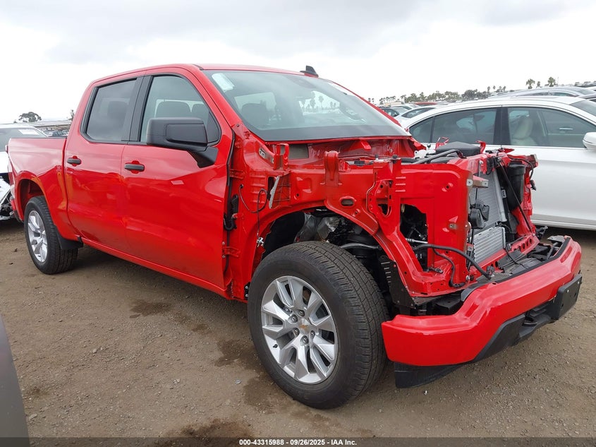 2025 CHEVROLET SILVERADO 1500 2WD  SHORT BED CUSTOM - 1GCPABEK0SZ242853