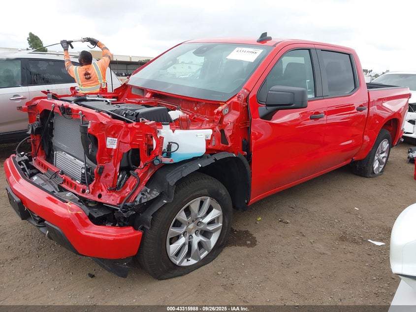 2025 CHEVROLET SILVERADO 1500 2WD  SHORT BED CUSTOM - 1GCPABEK0SZ242853