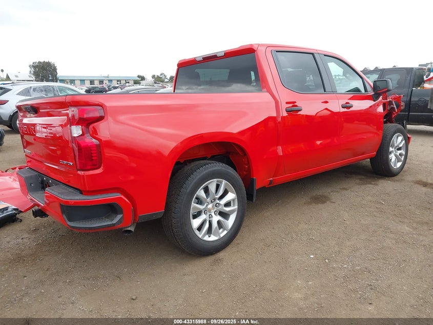2025 CHEVROLET SILVERADO 1500 2WD  SHORT BED CUSTOM - 1GCPABEK0SZ242853