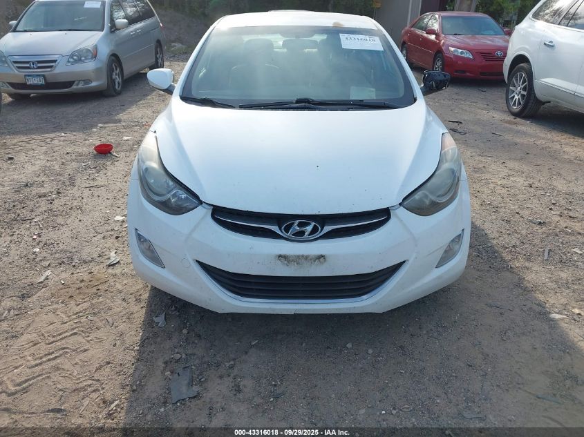 2013 Hyundai Elantra Gls/Limited VIN: 5NPDH4AE5DH287906 Lot: 43316018