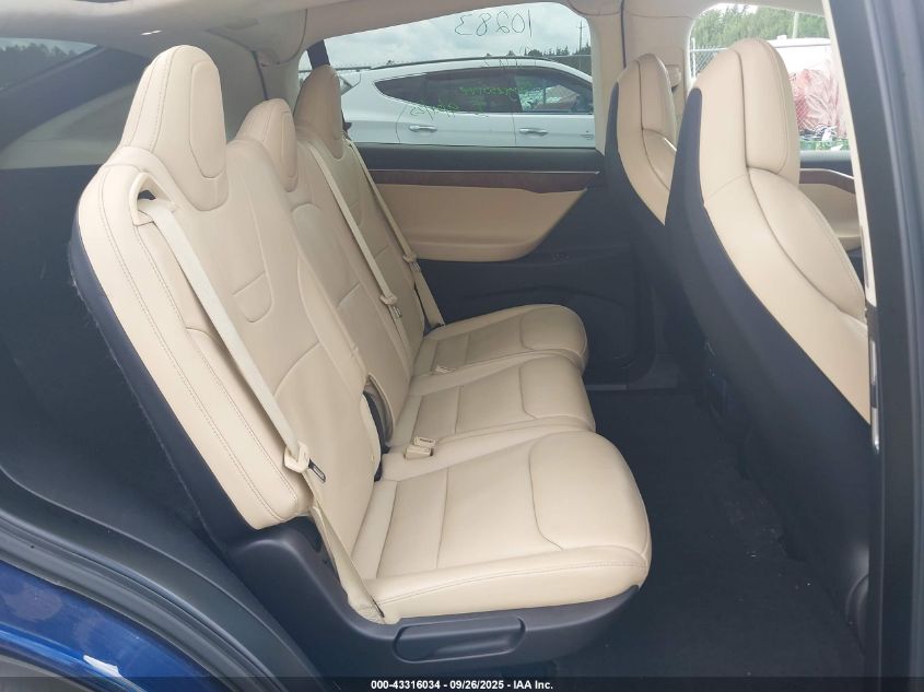 2017 Tesla Model X 100D/75D/90D VIN: 5YJXCDE28HF052237 Lot: 43316034