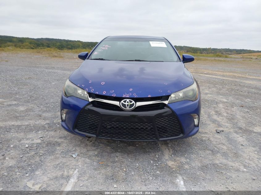 2015 Toyota Camry Se VIN: 4T1BF1FK2FU880511 Lot: 43316044