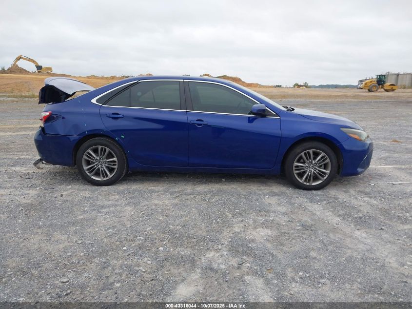 2015 Toyota Camry Se VIN: 4T1BF1FK2FU880511 Lot: 43316044