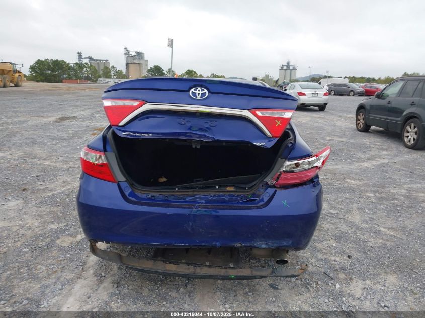 2015 Toyota Camry Se VIN: 4T1BF1FK2FU880511 Lot: 43316044