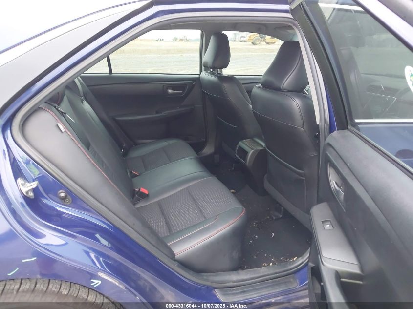 2015 Toyota Camry Se VIN: 4T1BF1FK2FU880511 Lot: 43316044