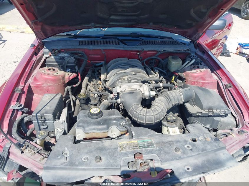 2005 Ford Mustang Gt VIN: 1ZVFT85H255193483 Lot: 43316053