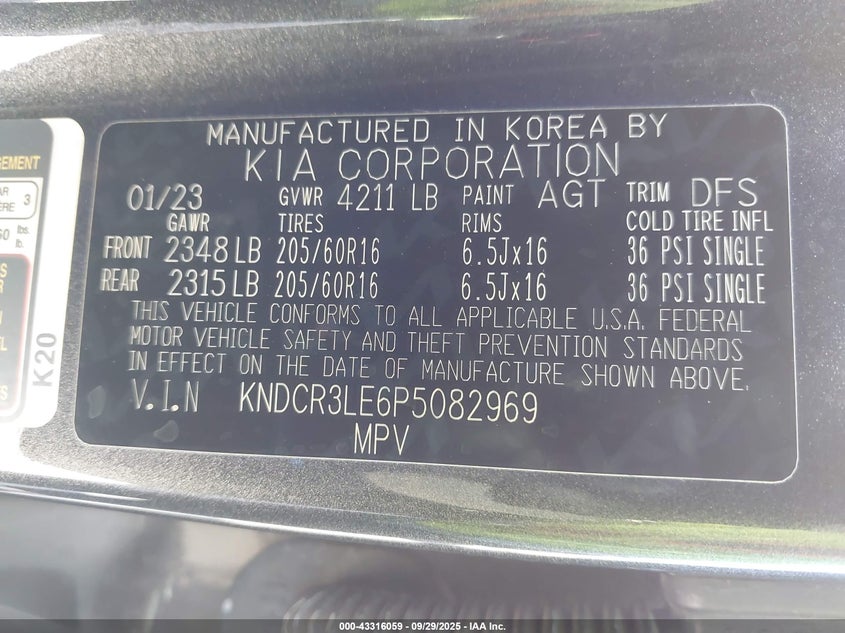 2023 KIA NIRO EX - KNDCR3LE6P5082969