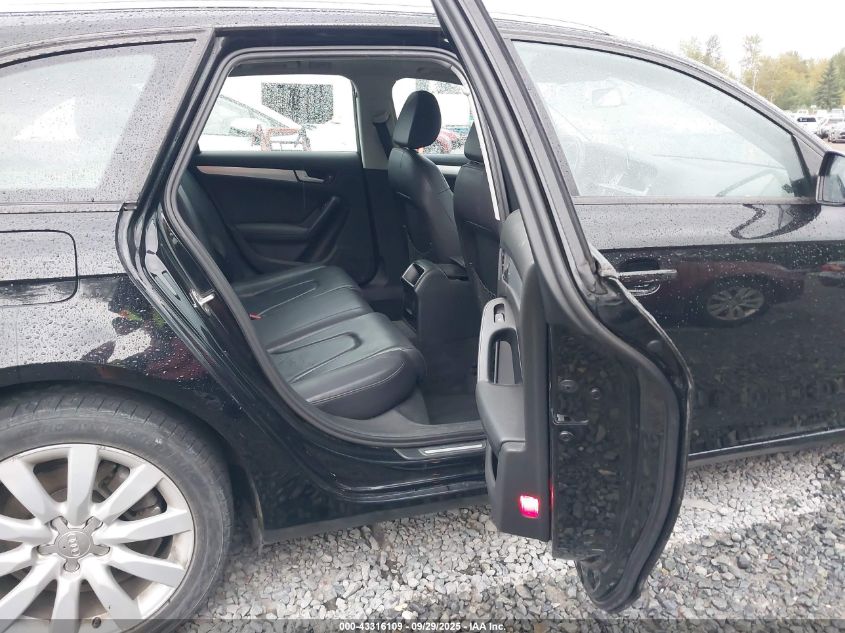 2012 Audi A4 2.0T Premium VIN: WAUSFAFL2CA111918 Lot: 43316109