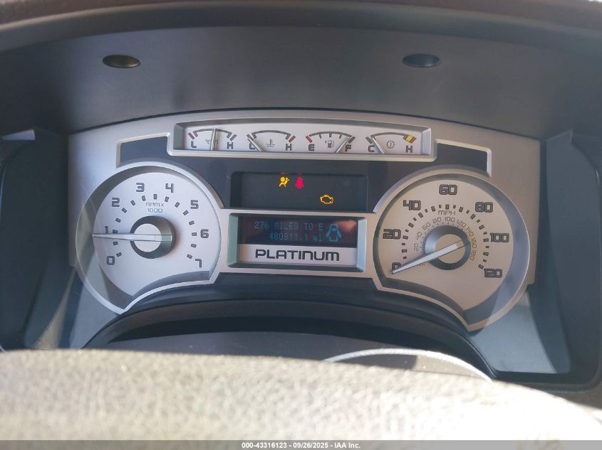 2010 Ford F-150 Fx2 Sport/Harley-Davidson/King Ranch/Lariat/Platinum/Xl/Xlt VIN: 1FTFW1CV9AFB25633 Lot: 43316123