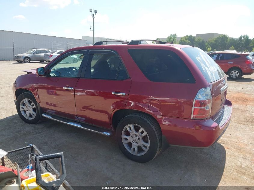2006 Acura Mdx VIN: 2HNYD18886H510361 Lot: 43316127