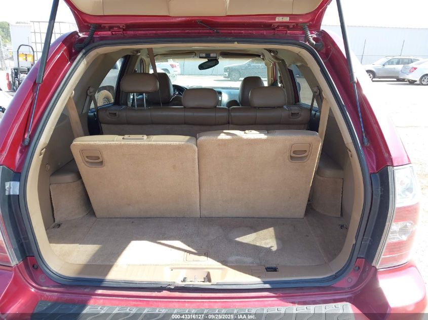 2006 Acura Mdx VIN: 2HNYD18886H510361 Lot: 43316127