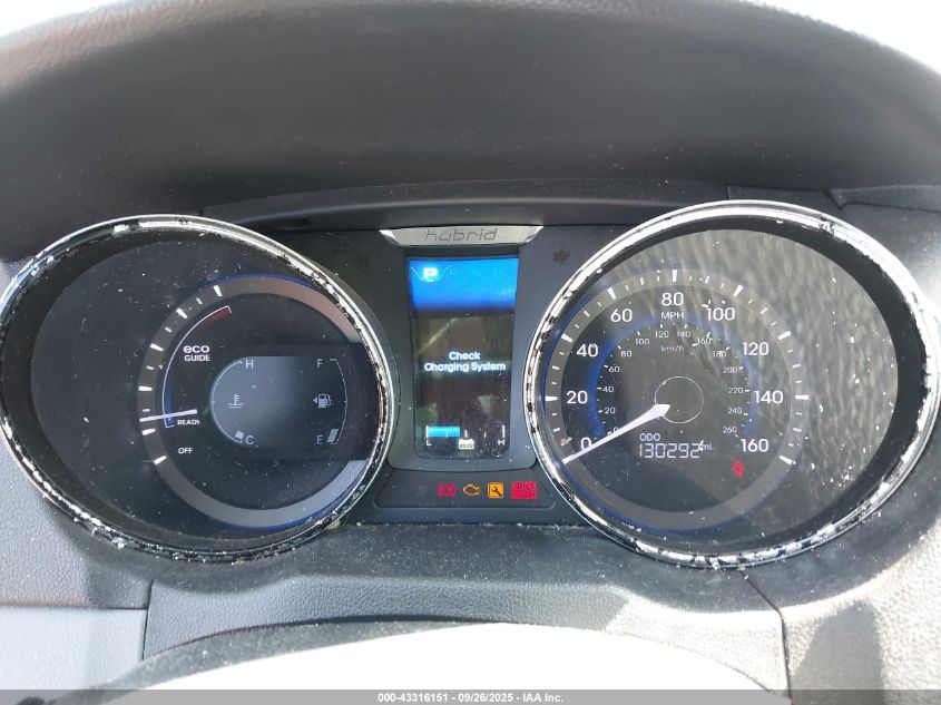 2015 Hyundai Sonata Hybrid VIN: KMHEC4A43FA137292 Lot: 43316151