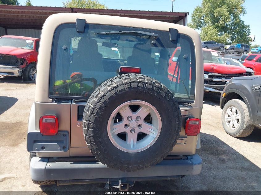 2004 Jeep Wrangler Sahara VIN: 1J4FA59S74P718659 Lot: 43316154