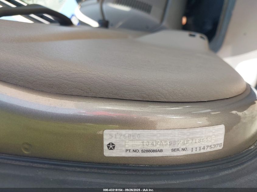 2004 Jeep Wrangler Sahara VIN: 1J4FA59S74P718659 Lot: 43316154