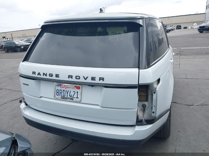 2016 Land Rover Range Rover 5.0L V8 Supercharged VIN: SALGS2EF4GA292783 Lot: 43316162