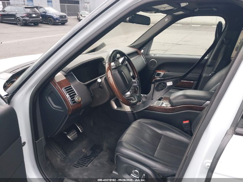 2016 Land Rover Range Rover 5.0L V8 Supercharged VIN: SALGS2EF4GA292783 Lot: 43316162