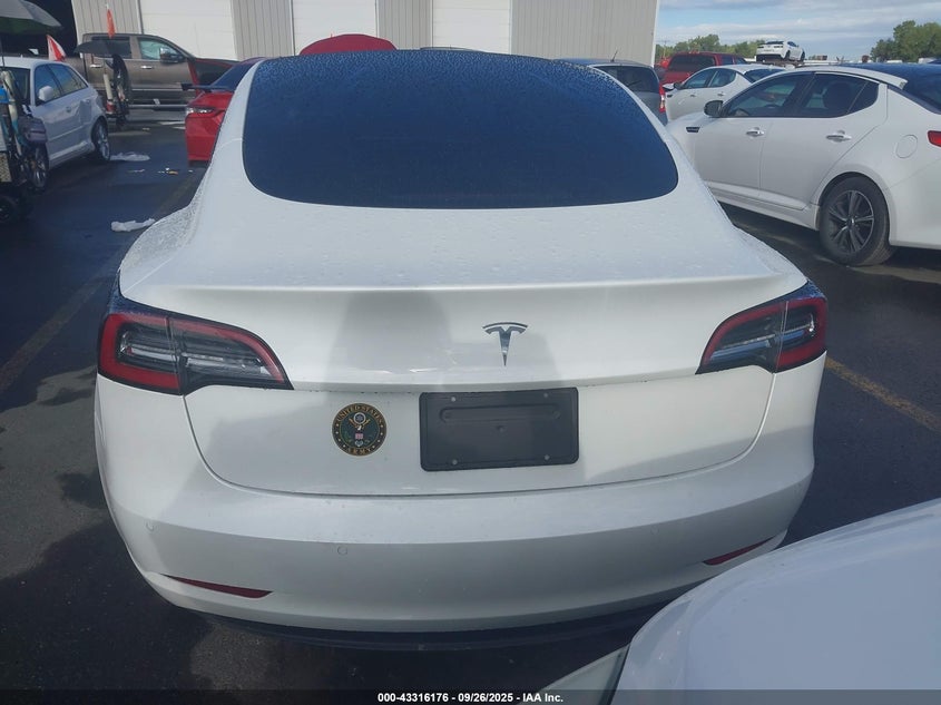 2021 Tesla Model 3 Standard Range Plus Rear-Wheel Drive VIN: 5YJ3E1EA8MF045667 Lot: 43316176