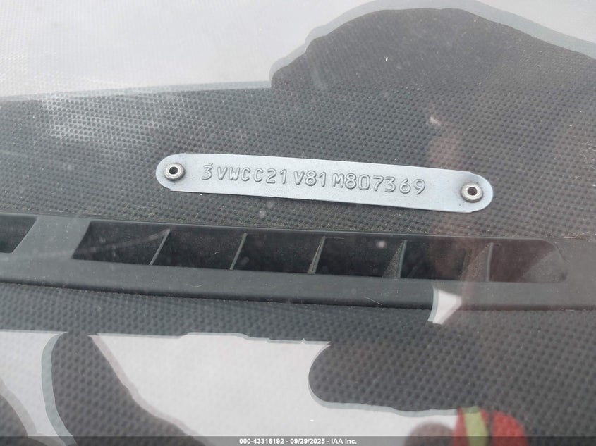 VOLKSWAGEN CABRIO 2001 3VWCC21V81M807369 Photo 9