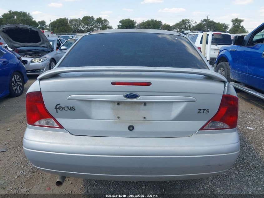 2003 Ford Focus Zts VIN: 1FAFP38373W231345 Lot: 43316210