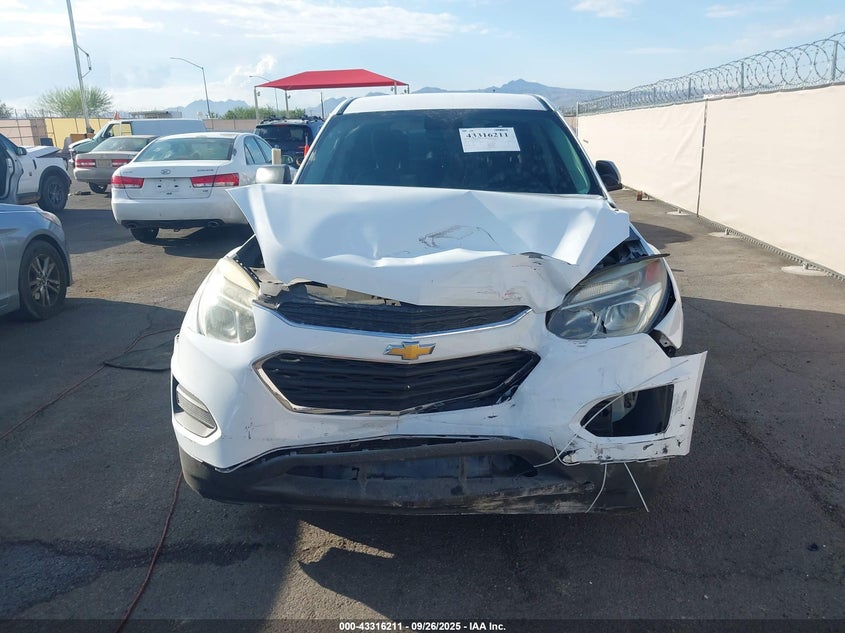 2017 Chevrolet Equinox Ls VIN: 2GNALBEK7H1543824 Lot: 43316211