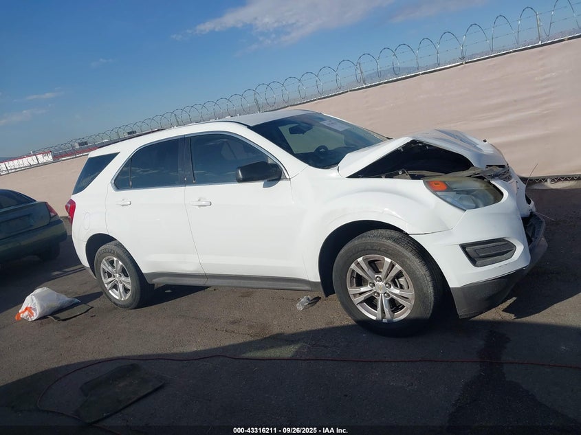 2017 Chevrolet Equinox Ls VIN: 2GNALBEK7H1543824 Lot: 43316211