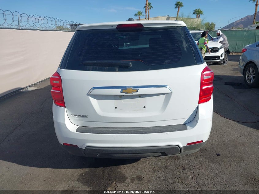 2017 Chevrolet Equinox Ls VIN: 2GNALBEK7H1543824 Lot: 43316211