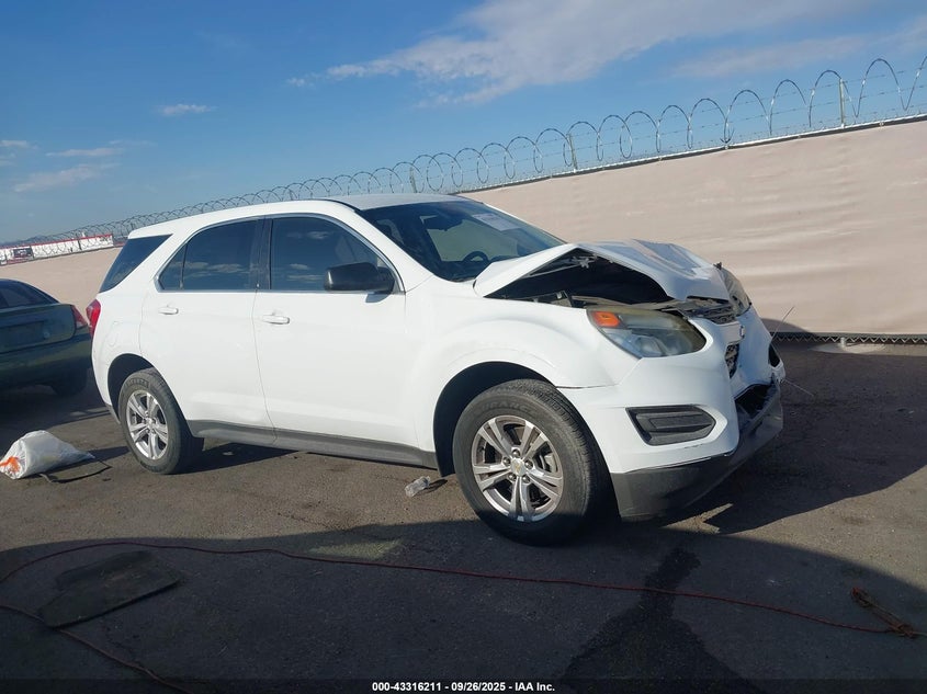 2017 Chevrolet Equinox Ls VIN: 2GNALBEK7H1543824 Lot: 43316211